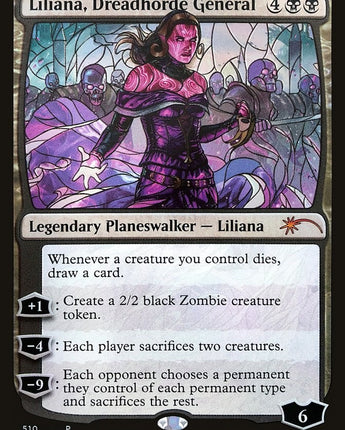Liliana, Dreadhorde General (Stained Glass)