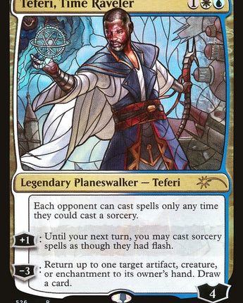 Teferi, Time Raveler (Stained Glass)