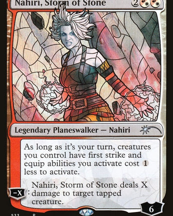 Nahiri, Storm of Stone (Stained Glass)