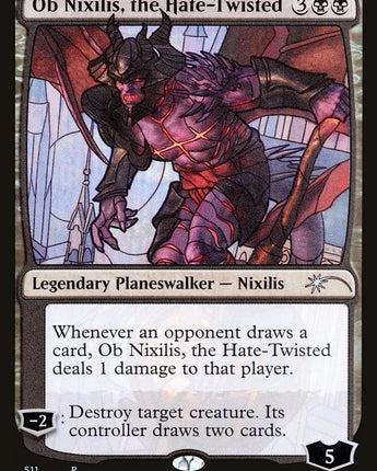 Ob Nixilis, the Hate-Twisted (Stained Glass)