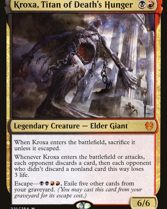 Kroxa, Titan of Death's Hunger