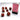 Chessex Dice: Gemini 7-Die RPG Set - Scarab: Scarlet/Gold