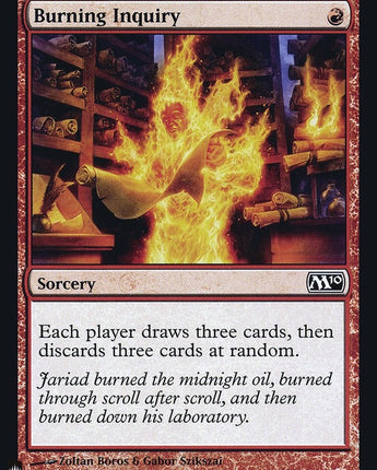 Burning Inquiry