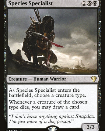 Species Specialist
