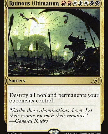 Ruinous Ultimatum
