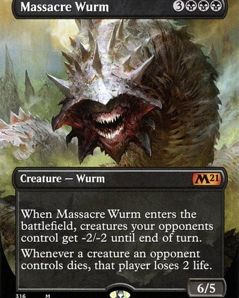 Massacre Wurm (Alternate Art)