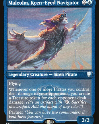 Malcolm, Keen-Eyed Navigator (Foil Etched)