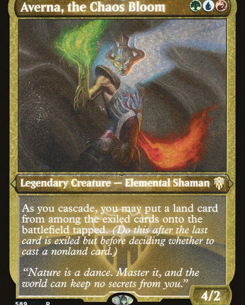 Averna, the Chaos Bloom (Foil Etched)
