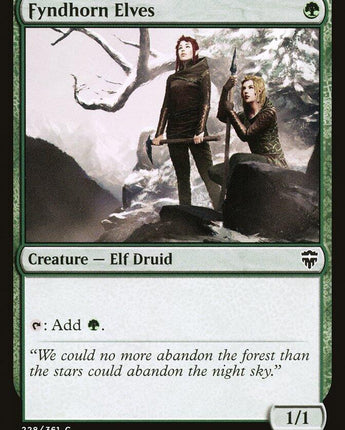 Fyndhorn Elves