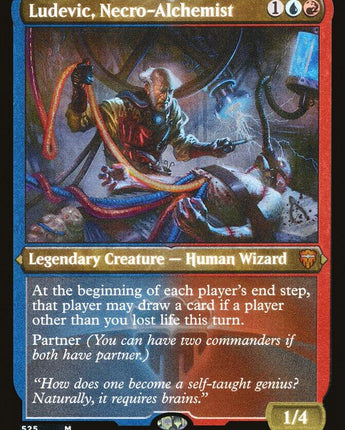 Ludevic, Necro-Alchemist (Foil Etched)