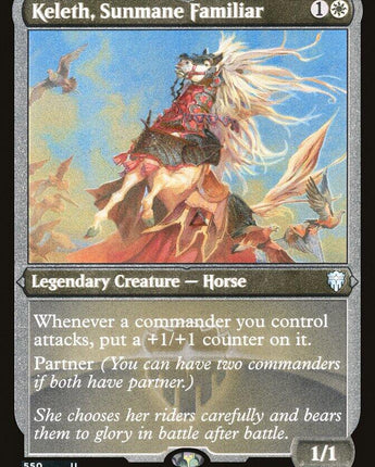Keleth, Sunmane Familiar (Foil Etched)