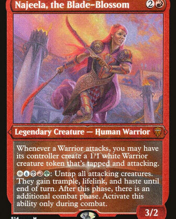 Najeela, the Blade-Blossom (Foil Etched)