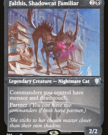 Falthis, Shadowcat Familiar (Foil Etched)