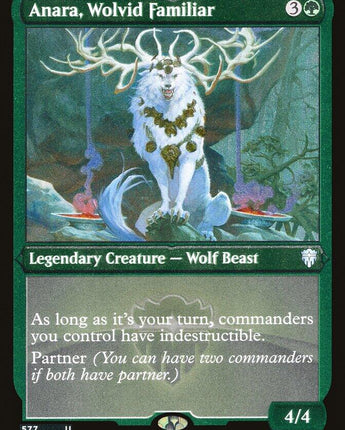 Anara, Wolvid Familiar (Foil Etched)