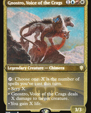 Gnostro, Voice of the Crags (Foil Etched)