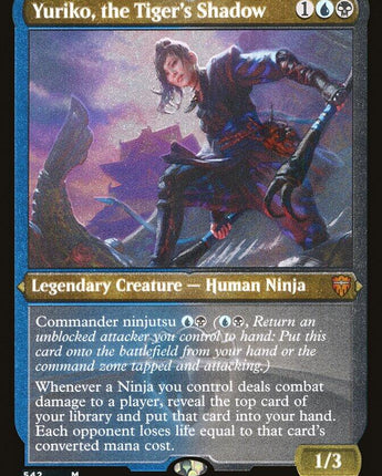 Yuriko, the Tiger's Shadow (Foil Etched)