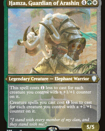 Hamza, Guardian of Arashin (Foil Etched)