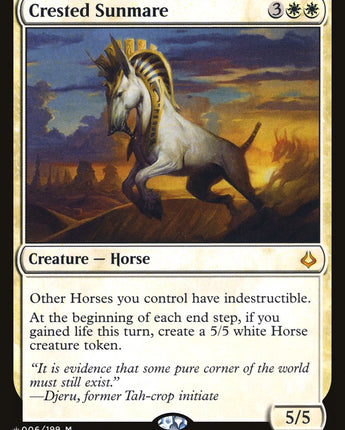 Crested Sunmare