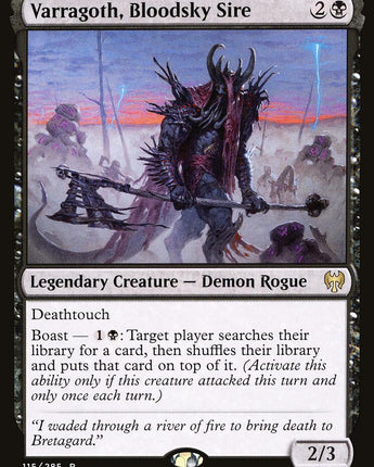 Varragoth, Bloodsky Sire