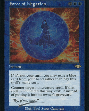 Force of Negation (Retro Frame) (Foil Etched)