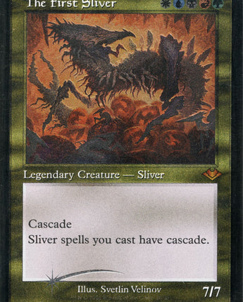 The First Sliver (Retro Frame) (Foil Etched)