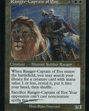 Ranger-Captain of Eos (Retro Frame) (Foil Etched)