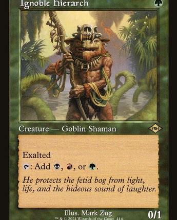 Ignoble Hierarch (Retro Frame)