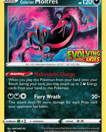 Galarian Moltres - SWSH125 (Prerelease)