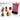 Chessex Dice: Gemini 7-Die RPG Set - Red-Yellow/White 