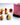 Chessex Dice: Gemini 7-Die RPG Set - Red-Yellow/White 