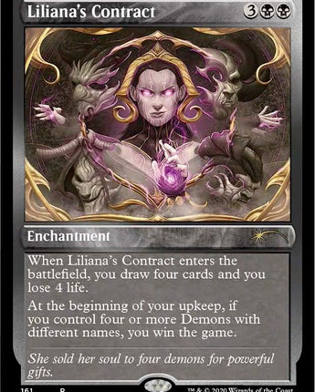 Liliana's Contract (161) (Foil Etched)