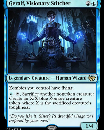 Geralf, Visionary Stitcher