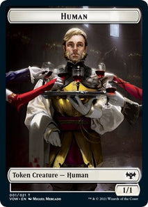 Human (001) // Spirit Cleric Double-Sided Token