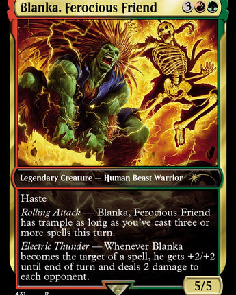 Blanka, Ferocious Friend