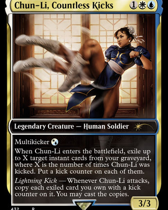 Chun-Li, Countless Kicks