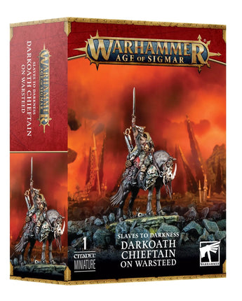 Slaves to Darkness Darkoath Chieftain on Warsteed 