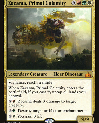 Zacama, Primal Calamity