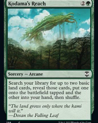Kodama's Reach