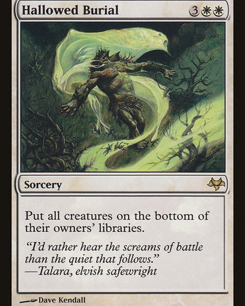 Hallowed Burial