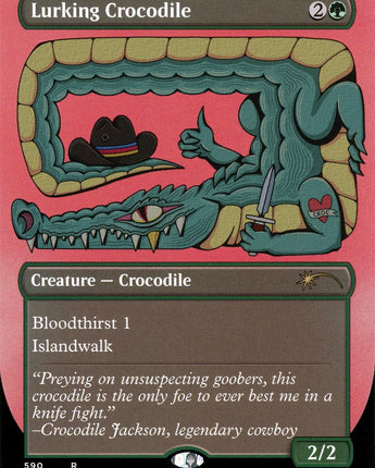 Lurking Crocodile (Foil Etched)