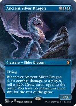 Ancient Silver Dragon (Borderless)