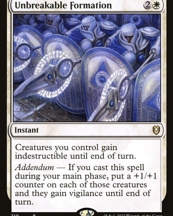Unbreakable Formation