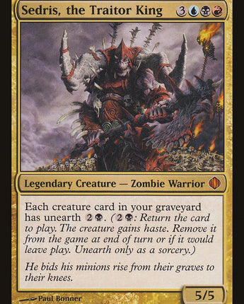 Sedris, the Traitor King