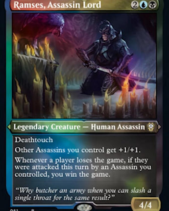 Ramses, Assassin Lord (Foil Etched)