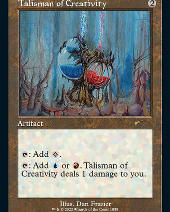 Talisman of Creativity (Retro Frame)