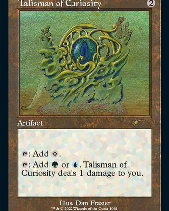 Talisman of Curiosity (Retro Frame)