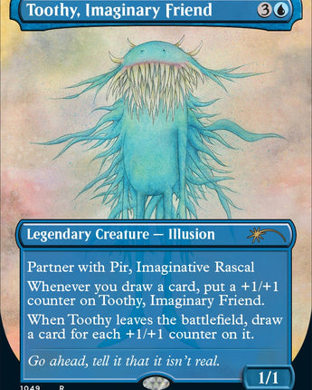 Toothy, Imaginary Friend (Borderless)