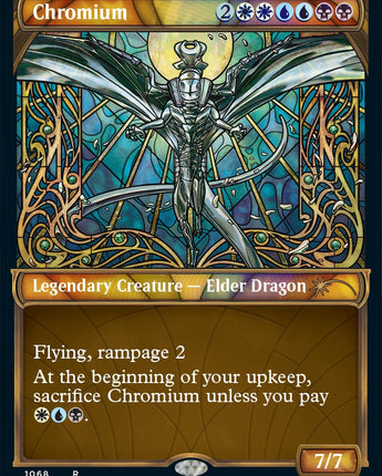 Chromium (Stained Glass) (Textured Foil)