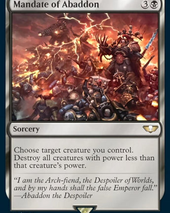Mandate of Abaddon