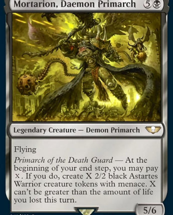 Mortarion, Daemon Primarch